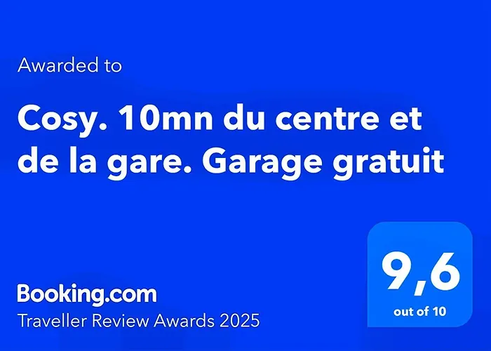 Cosy. 10mn Du Centre Et De La Gare. Garage Gratuit Alloggio in famiglia *